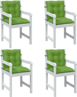 Produktbild von Möbel Niedriglehner-Auflagen 4 Stk. Melange Grün 100x50x7 cm Stoff - Sitzauflage 4002395