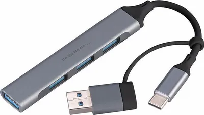 Image de Hub USB-A / USB-C avec 4 ports USB-A