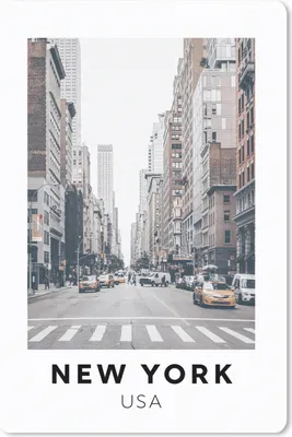 Produktbild von MuchoWow® Mauspad Mousepad New York - Amerika - Weg 40x60 cm - Mousepads - Maus Mat - Pad - Mausunterlage - Schreibtisch Accesoire