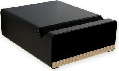 Produktbild von Wandhalterung V Shelf, Farbe Regalboden:Schwarz