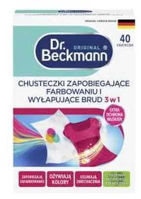 Zdjęcie produktu dla Dr. Beckmann Chusteczki Przeciw Farbowaniu 40 szt.