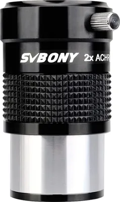 Obrázok produktu pre Svbony SV118 Barlow 2X, adaptér na ďalekohľad, Barlowova šošovka 2X 1,25 palca, so závitom T-aura FMC Achromatická Barlowova šošovka 2X pre okulár ďalekohľadu