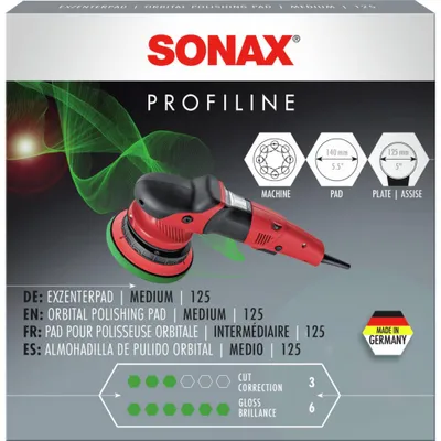Obrázek produktu pro SONAX 04986000 SONAX medium Exzenter-Aufsatz 125,0 mm