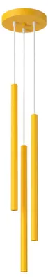 Produktbild von Pendelleuchte PASTELO 3P gelb 3xG9 8W Stahl 115x19.5x19.5cm Sollux Lighting