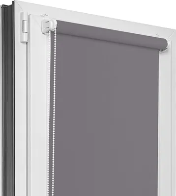 Produktbild von Estika Rollo ohne bohren - 45 x 150 cm - Silber - für Fenster Klemmfix Montage