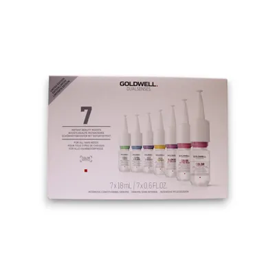Zdjęcie produktu dla Set, Goldwell, Dualsenses Instant Beauty Boosts, Hair Serum, For Hydration, 7 pcs, 18 ml