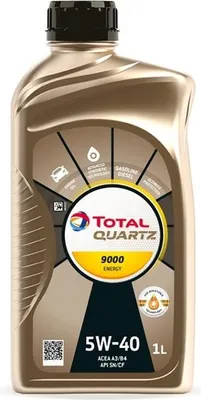 Zdjęcie produktu dla Olej Total Quartz 5W40 1L 9000 Energy A3/B4 / Sn/Cf / 229.5 / 502.00 505.00 / Porsche A40 / Ms-12991 /