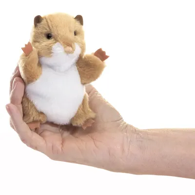 Produktbild von Folkmanis Handpuppe Hamster 10 cm Plüschhamster