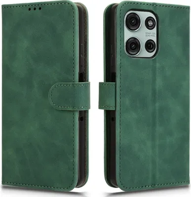 Produktbild von Motorola Moto G75 Hülle - Coverup Klapphülle - Grün