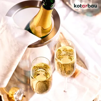 Produktbild von KOTARBAU® 6er Set Sektgläser Glas 215 ml Sektkelche Champagnergläser Prosecco-Gläser Sektgläser spülmaschinenfest Sektglas Set Proseccogläser Set Gläser Sekt Wein Sektgläser Glas
