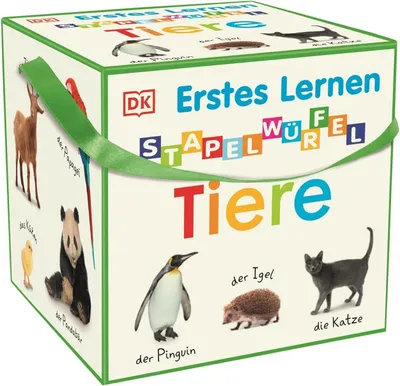 Productafbeelding van Lernen Stapelwürfel. Tiere: 10 stabile Karton-Würfel mit tollen Fotos zum Spielen - Entdecken und Benennen. Für Kinder ab 1 Jahr