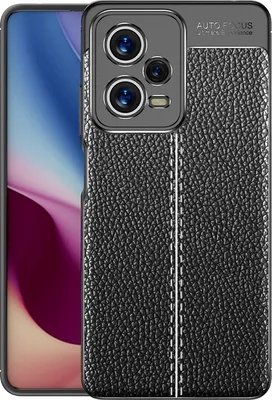 Produktbild von Mobigear Luxury  POCO X5 Pro Hülle Flexibles TPU Backcover - Schwarz