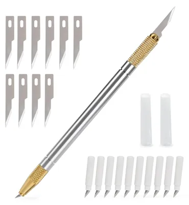 Bastelmesser-Set mit 360° Skalpellklinge und 3# Klingen