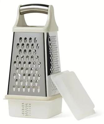 Obrázek produktu pro Amazon Basics, čtyřstranná struhadlo na sýr, nerezová ocel, vhodné do myčky