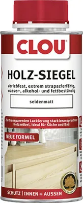 Produktbild von Clou Holz-Siegel 250 ml seidenmatt transparent