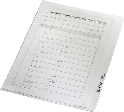 Produktbild von LEITZ Sichthülle Premium A5 PVC genarbt 0,15 mm