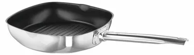 Produktbild von Schulte-Ufer Grillpfanne Edena, Green Life, Edelstahl 18/10, Silbern / Schwarz, 24 x 24 cm, 6878-24