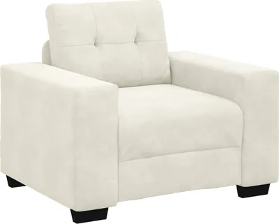 Produktbild von Sessel Creme 100x78x80 cm Samt