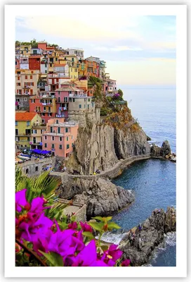Produktbild von Poster - Poster ohne Rahmen - Italien küste felsen landschaft - 61x91,5 cm - Wand Bild - Wanddeko - Wandbilder - Kunstposter - Wandposter - Bilder - Kunstdruck - Wandbild - P2XPA61x91-2684