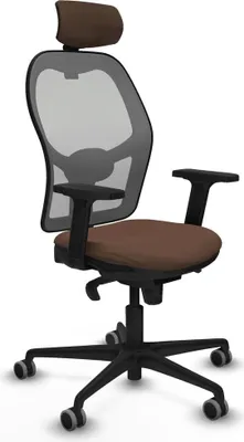 Obrázok produktu pre Kancelárske kreslo s opierkou hlavy Piqueras y Crespo 2D036G2 Grey Dark brown