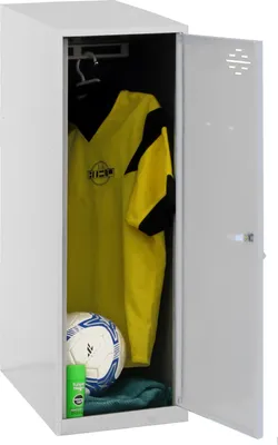 Zdjęcie produktu dla Szafka metalowa SIMONLOCKER DISM. MINI POJEDYNCZA 915 x 300 x 500 mm, kolor szary