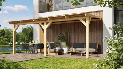 Produktbild von Terrassenüberdachung 672 Gr.4 B x T x H 374 x 541 x 208