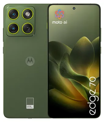 Image de Motorola edge 70, 17 cm (6,7 pouces), 8 Go, 256 Go, 50 MP, Android 16.0, vert