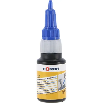 Obrázok produktu pre FÖRCH stredne pevný zaisťovač závitov modrý K120 10g