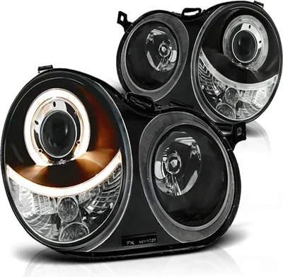 Immagine prodotto di Fari Angel Eyes compatibili con VW Polo 9N, anno di produzione 2001-2005, colore nero