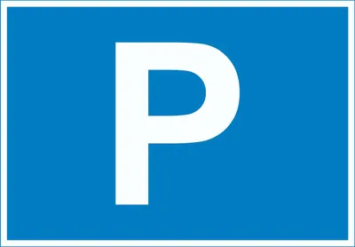 Produktbild von P Parkplatz Schild waagerecht A3 (297x420mm)