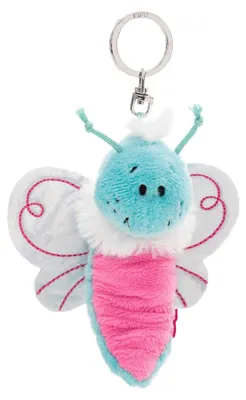 Image de Porte-clés NICI Flibbies papillon bleu 10 cm Carte d'en-tête