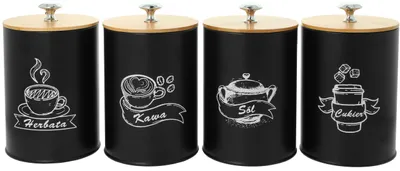 Produktbild von Brunbeste Küchenbehälter-Set Kaffee Tee Salz Zucker