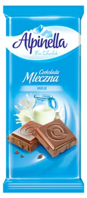 Obrázek produktu pro Alpinella mléčná čokoláda 90 g