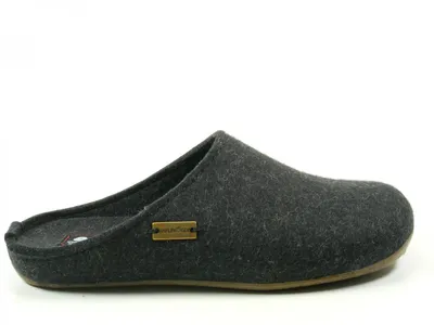 Produktbild von Haflinger 481024 Everest Fundus Schuhe Damen Herren Hausschuhe Pantoffeln , Größe:36 EU, Farbe:Grau