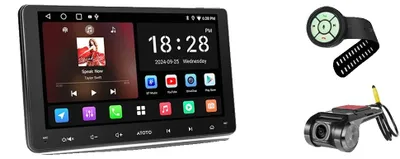 Produktbild von Touchscreen-Autoradio, Navigationssystem, kabellose Konnektivität, mit Steuerung DVR
