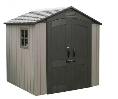 Produktbild von Lifetime Kunststoff Gerätehaus Stella Grau 213x213x228 cm