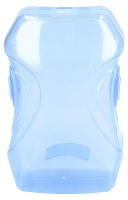 Produktbild von Lebensmittelbeutelhalter für Kleinkinder, tragbare Entsafterboxen, quetschsicher, wiederverwendbarer Behälter, Blau