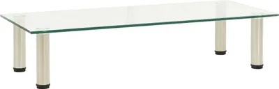 Image de Meuble TV Transparent 80x35x17 cm Verre trempé