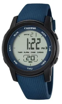 Produktbild von Calypso Herren Digital Uhr Sport PUR Armbanduhr blau UK5698/2
