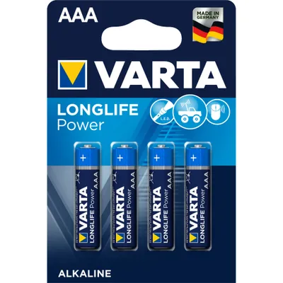 Image de Varta High Energy 04903 - Pile 4 x AAA - alcaline