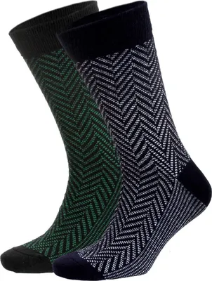 Produktbild von NoblesBox Norwegersocken, Herren Wollsocken, Warme Socken (Beutel, 2-Paar) 40-44 EU Größe Asorti-6