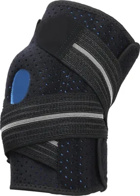 Immagine prodotto di Ginocchiera sportiva, cavigliera, imbottitura in silicone, guaina compressiva, grigio