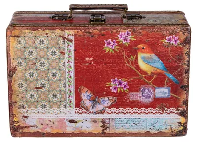 Image de Boîte de rangement en bois vintage