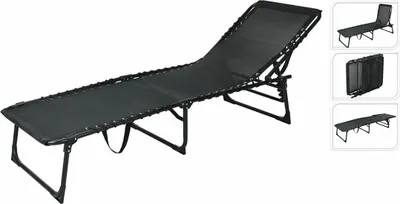 Productafbeelding van Opklapbare zwarte metalen salontafel - OEM