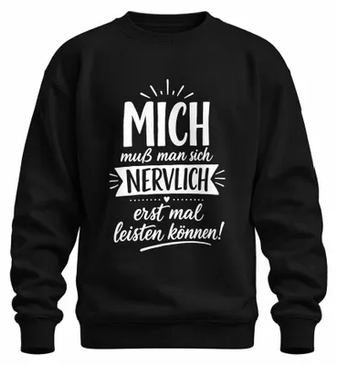 Productafbeelding van Mich - Statement - Sarkasme - Kantoortop - Zweetshirt - Trui, Zwart, Maat S