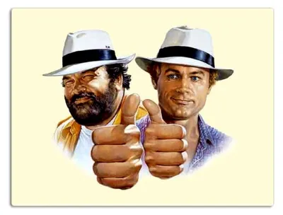 Produktbild von Bud Spencer & Terence Hill - Daumen HOCH - Kühlschrankmagnet 3D