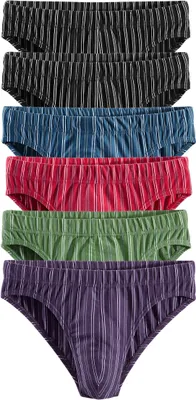 Produktbild von LE JOGGER Slip 6 er-Pack bunt Größe 7 (XL)