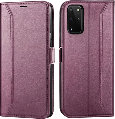 Produktbild von Conie RFID Klapp Tasche für Samsung Galaxy S20 Plus Kartenfach Hülle Rundumschutz in Lila