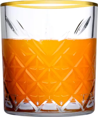 Produktbild von Pasabahce Timeless Trinkgläser mit goldener Umrandung, Set 4, 355 ml