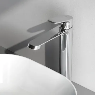 Produktbild von AM.PM Waschtischarmatur Hoch  Waschbecken Armatur, Mischbatterie Chrom